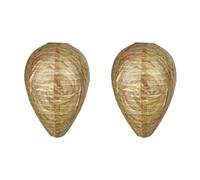 Reapyyt 2 Dissuasifs pour guêpes avec pour nids de guêpes à suspendre en plein air, à la maison et dans le jardin B