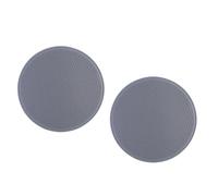 Reapyyt 2 en silicone multifonction de 12 pouces, tapis de four résistant au non-micro-ondes, couverture alimentaire, protection anti-éclaboussures, gris