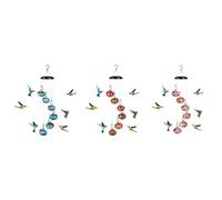 Reapyyt 3 Pièces Carillons Éoliens Mangeoires à Oiseaux pour L'Extérieur Suspendus Anti-Fourmis et Abeilles, Jamais de Fuite, Décor de Jardin Parfait pour L'Extérieur