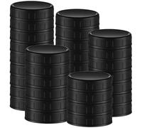 Reapyyt 30 Couvercles en Plastique Polyvalents pour Bocaux Mason (70 Mm) avec Joint en Caoutchouc - Parfaits pour Les Bocaux de Conserve à Bouche RéGulièRe