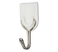 Reapyyt 6 Pieces Crochet adhesif Blanc Fort Crochets pour la Salle de Bain et la Cuisine Crochet Murale autoadhesif Crochet autoadhesif de Porte-Serviettes Crochet de Colle - Blanc