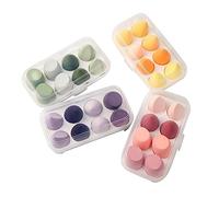 Reapyyt 8 Packs Maquillage Éponge Beauté Maquillage Bouffée Éponge Outil Beauté Accessoires Maquillage Bouffée