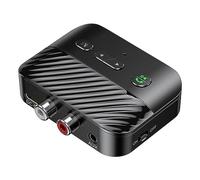 Reapyyt Adaptateur audio AUX pour voiture Bluetooth 5.3 récepteur adaptateur audio musical pour appels mains libres sans fil de 3,5 mm pour haut-parleurs de voiture et TV durable, facile à utiliser