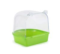 Reapyyt Baignoire à suspendre pour perroquet - Facile à installer - Accessoires pour cage à canaris - Boîte de bain pour oiseaux - Pour perroquet - Baignoire à eau - Cage à oiseaux B