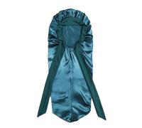 Reapyyt Bonnet pour Femme, Chapeau de Couchage, Longue Queue Tressée, Cheveux de Nuit, Bonnet de Douche, pour Sauna, Bonnet de Bain, Bleu Paon