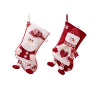 Reapyyt Chaussettes de Noël, bonbons, décorations pour la maison, sacs cadeaux, décorations pour accrocher l'arbre de Noël.