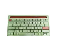 Reapyyt Clavier Bluetooth sans fil avec fente pour carte double mode Keyboard support tablette téléphone Android ordinateur portable ordinateur de bureau vert