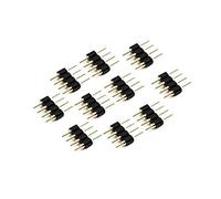 Reapyyt Connecteur Adaptateur une Prise un Rgb un Led un 4 Pin 50 Pièces pour 3528 Bande 5050