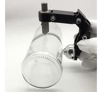 Reapyyt Coupe-bouteilles à outils DIY Kit de coupe rapide en verre portable, coupe-bouteilles carrées et rondes avec accessoires