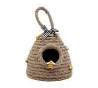 Reapyyt DéCor de Ruche à Suspendre, Plateau à Plusieurs Niveaux, DéCor Mignon en Nid d'abeille Fait à la Main, Ornement de FêTe sur Le ThèMe de L'Abeille pour Ferme