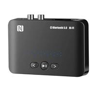 Reapyyt Ensemble Récepteur Émetteur NFC Bluetooth 5.0 Stéréo AUX U Disque Adaptateur Bluetooth Sans Fil Optique pour PC TV Set Voiture Haut-parleur