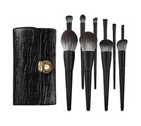 Reapyyt Lot de 10 pinceaux de maquillage pour cheveux doux noirs, ensemble complet de pinceaux de maquillage, pinceau pour imitation d'animaux, fard à paupières, pinceau pour fond de teint blush en