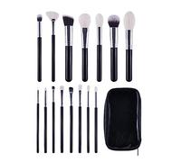 Reapyyt Lot de 15 pinceaux de maquillage pour fard à paupières, pinceau pour fond de teint, pinceau pour fard à paupières pour nez doux pour animaux