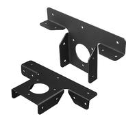 Reapyyt Lot de 2 supports d'angle pour pergola résistants, supports d'extension à 3 voies en T pour support pour poteaux 4 x 4, kit tonnelle pour pergola, installation facile