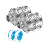 Reapyyt Lot de 2 têtes pour arroseurs à gargouillement, buse pour diffuseur, buse pour jardin en métal, pour plantes de jardin