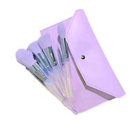 Reapyyt Lot de 20 pinceaux de maquillage fard à paupières fond de teint blush blend correcteur outils de maquillage de beauté pinceaux en plastique violet