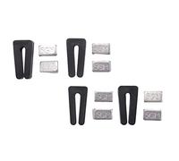 Reapyyt Lot de 4 kits d'équilibrage de la pelle du ventilateur de plafond, le kit d'équilibrage du poids du ventilateur comprend un clip d'équilibrage et un poids 5GM dans le métal auto-adhésif