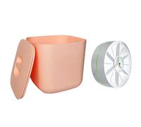 Reapyyt Mini Machine à laver Portable USB Tournant Turbine Lave-vaisselle Baril Lave-vaisselle pour Sous-vêtements Lave-vaisselle pour Voyage Maison Rose