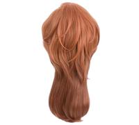 Reapyyt Perruque Orange Courte Costume de Cosplay Anime Costume de Personnage en Couches Perruque Perruque de Fête D'Halloween