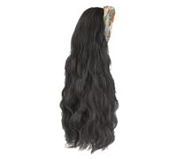 Reapyyt Perruques Longues Bouclées Pliables Demi-Bandeau Perruque avec Bandeau de Cheveux Extension de Cheveux Bouclés Sans Couture
