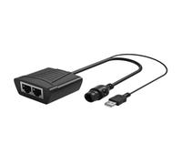 Reapyyt Répartiteur RJ45 1 vers 2 Ethernet compatible Cat5 Cat5e Câble Réseau Extension pour Routeur Ordinateur Portable Facile à Installer (Femelle)