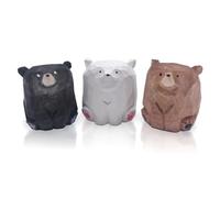 Reapyyt Statue de Bureau de DéCoration d'ours Mignon Faite à la Main, DéCoration de Maison Mignonne, Cadeaux pour Les Enseignants, Les CollèGues et Les Amis