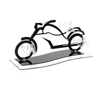 Reapyyt Support de Lunettes en Acrylique Riser Support de Lunettes Support de Lunettes en Forme de Moto Organisateur de Lunettes Support de Lunettes
