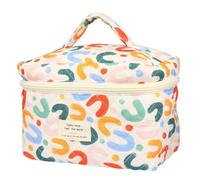 Reapyyt Trousse de maquillage pour femme, jolie trousse de maquillage UU, sac de rangement, trousse de toilette de voyage, sacs à main