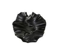 Reapyyt Vase corail en céramique nordique pour fleurs, herbe de la pampa, vase de salon, centre de table, décoration noire, facile à utiliser