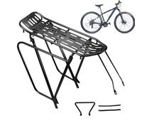 Rear Bikes Rack, Quick Release Aluminum Alloy Bike Cargo Rack, Luggage Storage Stand Accessory, Back Support Cycling Equipment, Bike Carrier for Road, Beach, Garage, Biking Adults