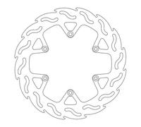 Rear Brake Disk Flame Fixed Factory for optimal cooling and resistance to...