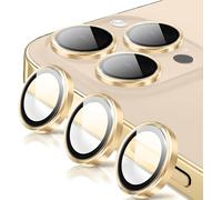 Rear Camera Protection For Iphone 13 Pro/13 Pro Tempered Glass, Lens Protector, 9h Hardness Hd Definition Anti-Scratch Ultra Resistant Lens Camera Protector, Gold