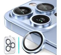 Rear Camera Protector Compatible With Iphone 13 Pro/13 Pro , [9h Hardness] Camera Lens Protector, Ultra Hd Camera Protection, Ultra Resistant Tempered Glass Film, Sierra Blue
