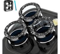 Rear Camera Protector Compatible With Iphone 14 Pro & Iphone 14 Pro , [Aluminium Alloy], Full Coverage & 9h Hardness Film Protection Lens, Glittering Space Black