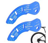 Rear Derailleur Adjustment - 2Pcs Precise Bikes Chain Gap Adjustment | Adjustments Gauge Tool with Clear Markings for Accurate Setup | Cycling Bike Tool Suitable for Gear Tuning Maintenance Workshop
