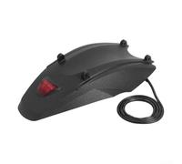Rear Fender Tail Light pour Kit for pour kukirin G2 Pro Scooter | Precise fit model, pour splash reduction, enhanced rear visibility, black plastic, easy mounting