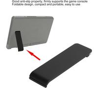 Rear Host Stand,Kickstand Stand Holder Back Cover Replacement Folding Stand for Nintendo Switch Console (Black)