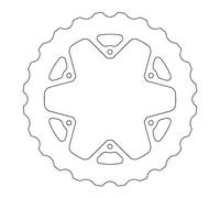 Rear Mud Brake Disk Nitro ideal in muddy conditions - thickness 4 mm