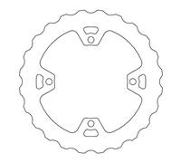 Rear Mud Brake Disk Nitro ideal in muddy conditions - thickness 4 mm
