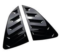 Rear Triangle Window Shade Cover Spoiler Body Kit 2017-2023 | for vw for polo Mk6 GTI TGI for tsi MPI, for rear spoiler, for triangle window cover(GLOSSY BLACK)