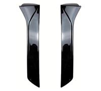Rear Window Canard Canards Spoiler Wing Trim Gloss Black ABS Plastic
