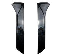 Rear Window Canard Canards Spoiler Wing Trim Gloss Black ABS Plastic