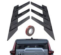 Rear Window Side Wing- Automobile Exterior Louvers, Car Wind Noise Reduction Deflector Accessory, Roof Decoration | Sleek Aerodynamic Styling Vehicle Diffuser Enhancement For Car Truck Accessories