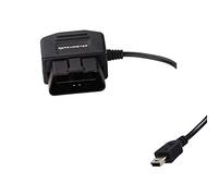 REARMASTER Câble d'alimentation pour Caméra de Voiture DASHCAM,Con Un Doppio Interruttore Due Modalità,24 Heures Mode de Surveillance et Mode de ACC, Connexion ODB