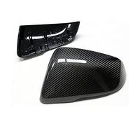 Rearview Mirror Cover Cap 2x Capuchons De Couverture De Miroir En Fiber De Carbone Véritable Remplacement Pour BMW X1 X2 Z4 1 2 Série F48 F49 F39 F45 F46 F52 F40 G29 Cache de rétroviseur extérieur
