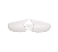Rearview Mirror Cover Cap Coque De Rétroviseur Latéral D'aile De Porte De Voiture En Plastique Noir Brillant De Style Oxhorn Pour F10 F11 5 Series 2010-2013 Cache de rétroviseur extérieur(Gloss white)