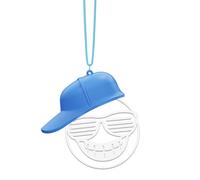 Rearview Mirror Ornaments - Funny Auto Pendant, Auto Charm with LED Light, with Glow-in-The-Dark Detail, Cinematic Style Hanging Decor, Dramatic Interior Car Accessory for Women Men Drivers