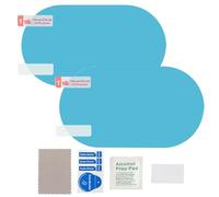 Rearview Mirror Protective Film, Nano Waterproof Coating Sticker, Clear HD Safety Driving Film, Anti Fog Anti Rain, Scratch Resistant Car Accessory for Driving, Easy Application Car Mirror Cover