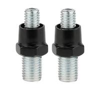 Rearview Mirror Screws for Motorcycle - Double-Headed Transfer Fixing Bolts | Strong Iron Material Heightening Adapter Tool for Scooter, Motorbike Side Mirror Mount, Handlebar Replacement Parts