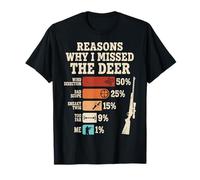 Reasons Why I Missed The Deer Fusil Père T-Shirt